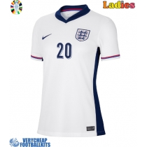 England Jarrod Bowen #20 Replica Home Shirt Ladies Euro 2024 Short Sleeve